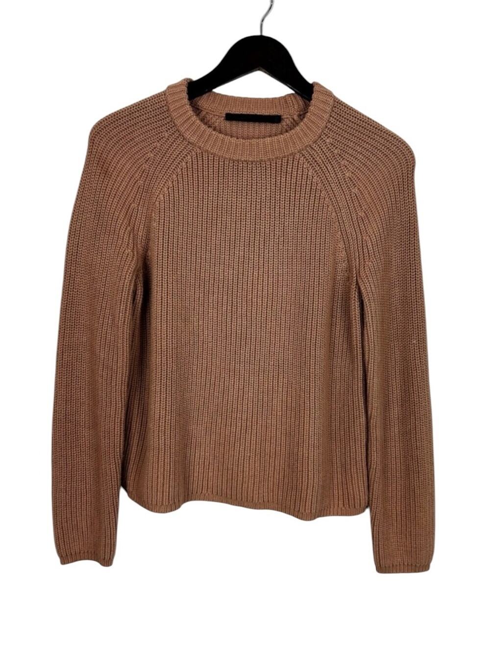 Jenni Kayne Cotton Fisherman Sweater Size X-Small in Beechwood